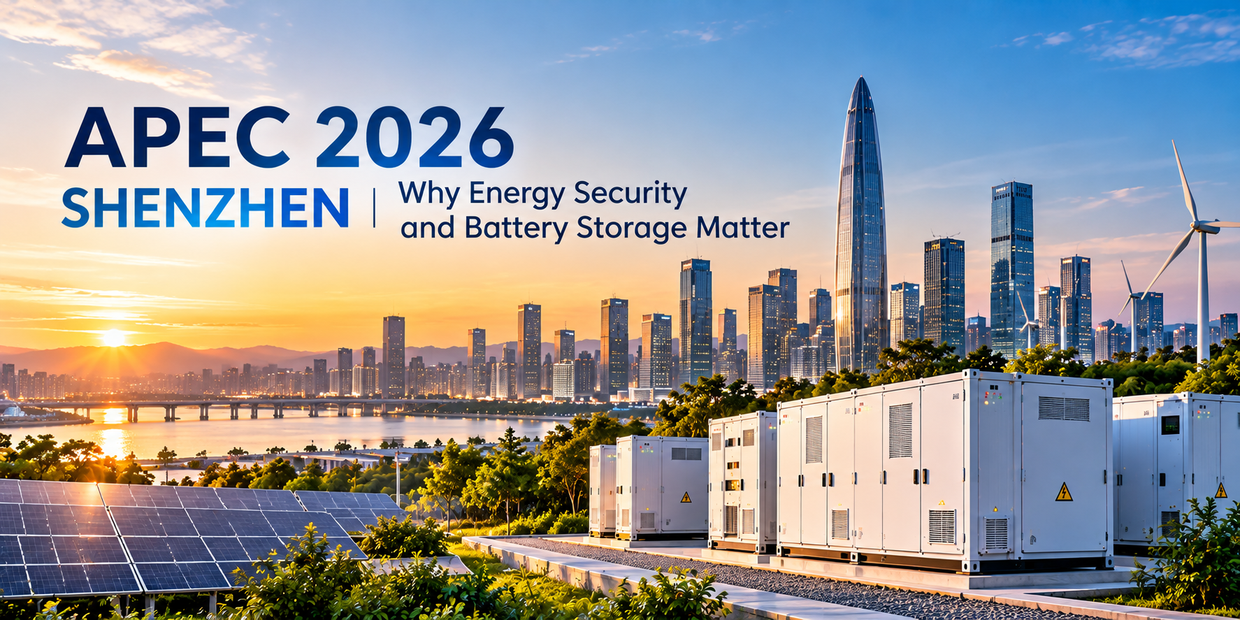 As APEC 2026 comes to Shenzhen, rising electricity demand, AI, data centers and energy resilience are putting battery storage in sharper focus across the Asia-Pacific.