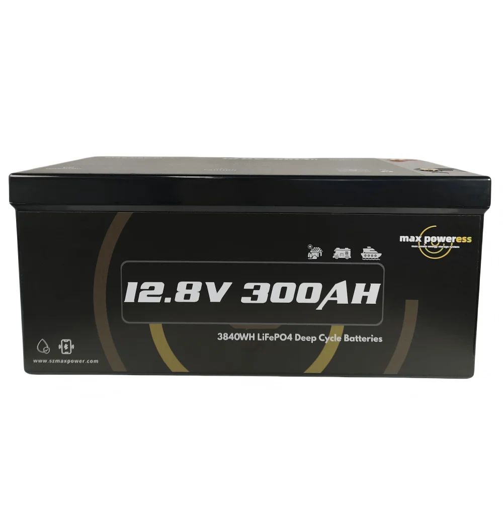 12V 300AH Lithium Ion Battery , Grade a IP65 Protection BMS Battery