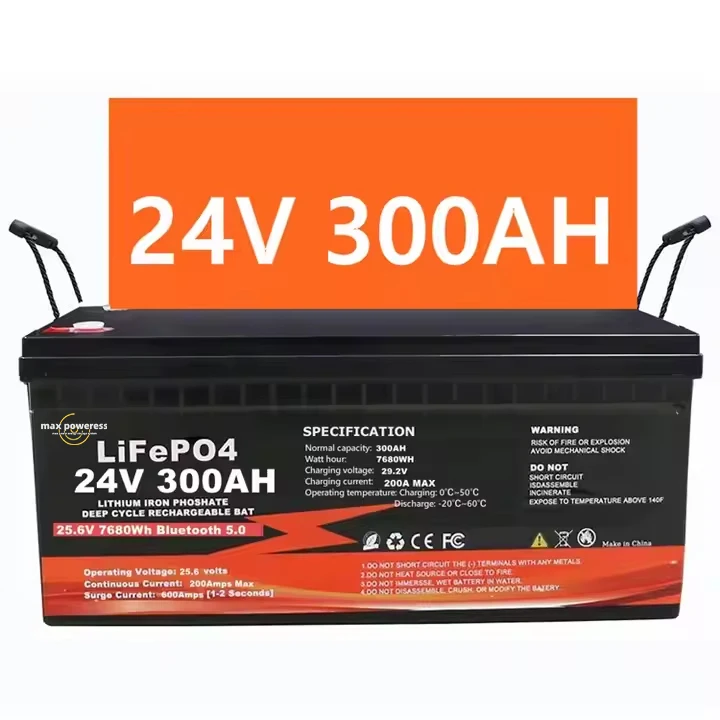 25.6V 300Ah LiFePO4 Battery ,Rechargeable Lithium Ion Battery , Solar Energy System LiFePO4 Battery